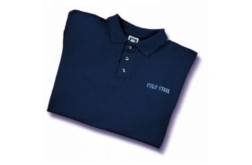 Image of Cold Steel Embroidered Polo Shirt Navy, Extra Large, CS-TPB3
