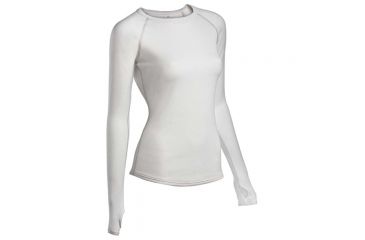 Image of Coldpruf Honeycomb Wmns Crew White Md 45AMWH