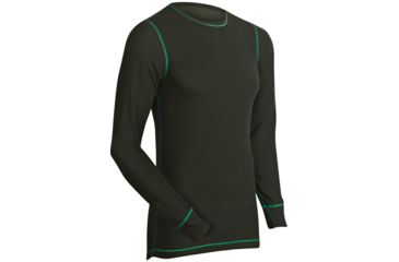 Image of Coldpruf  Pro-t Mens Top Blk Md 91A MD BLK/GRN