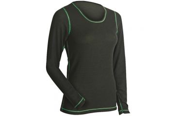 Image of Coldpruf  Pro-t Wmns Top Blk Sm 51A SM BLK/GRN