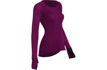 Image of Coldpruf Zephyr Womens Crew Plum Md 44AMPM