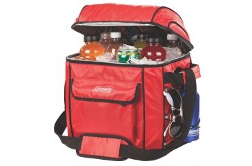 Image of Coleman 30 Can Urban Soft Cooler W/ Removable Plastic Liner, Red 3000002172
