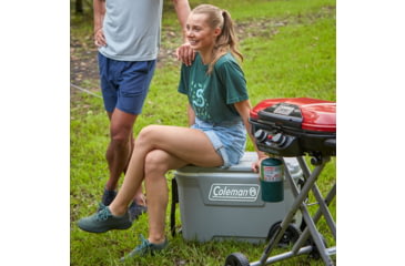 Image of Coleman 316 Series 62-Quart Wheeled Hard Cooler - Ship In Own Container, Rock Gray/White/Rock Gray, CM1010810001-5
