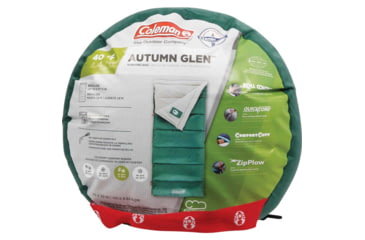 Image of Coleman Autumn Glen 40 Degree Sleeping Bag, 9.15x9.90x8.75, 2000035895