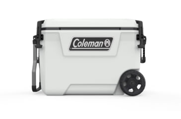 Image of Coleman Convoy 65-Quart Wheeled Hard Cooler, White/Black, CM1010810001-40