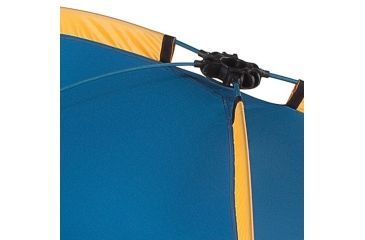 Image of Coleman Flatiron 4-Person Instant Dome Tent W/ Integrated Rainfly, Blue / Gray, 8 x 7 ft 2000024693