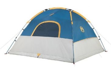 Image of Coleman Flatiron 6-Person Instant Dome Tent W/ Integrated Rainfly, Blue / Gray, 9 x 10 ft 2000024694