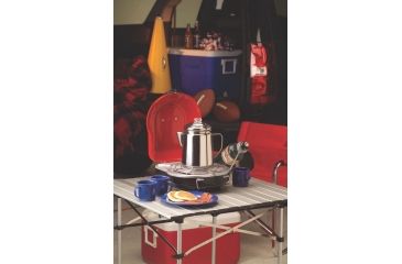 Image of Coleman Fold N Go Stove Ring Grill Accessory, Chrome Plated Steel, Silver, Fits Coleman Fold N Go Grill Model Numbers 2000003 2000004428