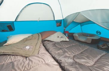 Image of Coleman Juniper Lake 4-Person Instant Dome Tent W/Annex, COO2, Blue, 9 x 7 ft 2000018067
