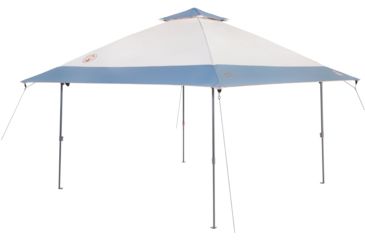 Image of Coleman Outdoor All Night 13 x 13 Instant Lighted Eaved Shelter-Blue/White