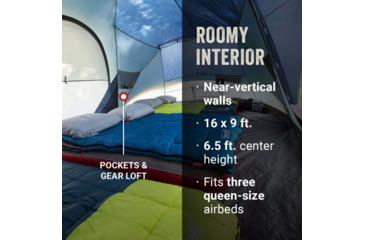 Image of Coleman Skydome XL Camping Tent - 10-Person, Blue Night, CM1010110027-3
