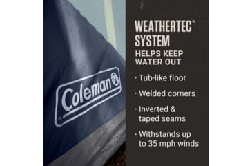 Image of Coleman Skydome Tent 10 Person Blue Nights 5 Minute Setup