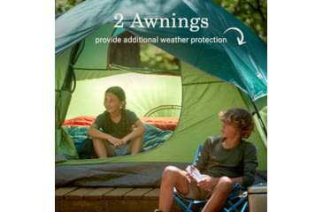 Image of Coleman Sundome Tent 9 X 7 4 Person Spruce Green