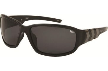 Image of Coleman TR90 Fashion 6504 Polarized Sunglasses - Black  Frame, Smoke Lenses CC2 6504-C1