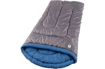 Image of Coleman Weather Scoop 39in. x 84in. Sleeping Bag, White Water Cool Weather 187525