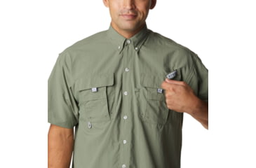 Image of Columbia Bahama II Short Sleeve Shirt - Mens, Cypress, 2XS, 1011651316CypressXXS