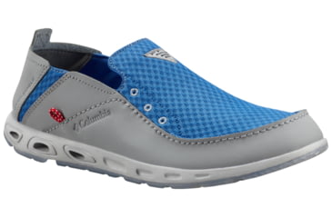 Image of Columbia Bahama Vent Marlin PFG Watersport Shoe - Men's-Vivid Blue/ Grey-Medium-13