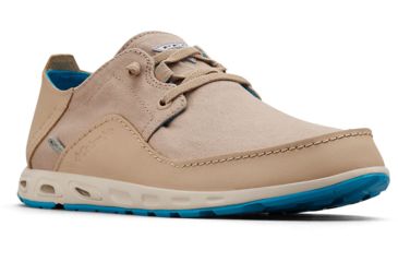 Image of Columbia Bahama Vent Relaxed PFG Boat Shoes - Mens, Oxford Tan, Modern Turq, Medium, 9, 1661511212-9