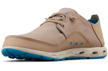Image of Columbia Bahama Vent Relaxed PFG Boat Shoes - Mens, Oxford Tan, Modern Turq, Medium, 9, 1661511212-9