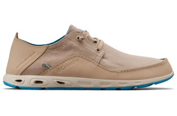 Image of Columbia Bahama Vent Relaxed PFG Boat Shoes - Mens, Oxford Tan, Modern Turq, Medium, 9, 1661511212-9