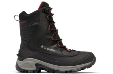 Image of Columbia Bugaboot III Boots - Mens, Black/Bright Red, 11.5 US, 1791221-012-11.5