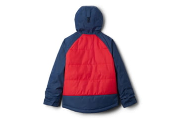 Image of Columbia Casual Slopes Jacket - Boys, Mountain Red Heather, Coll Navy Heather, Small, 1801301613-S