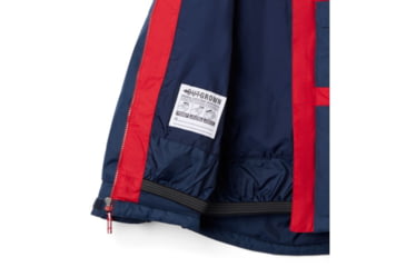 Image of Columbia Casual Slopes Jacket - Boys, Mountain Red Heather, Coll Navy Heather, Small, 1801301613-S