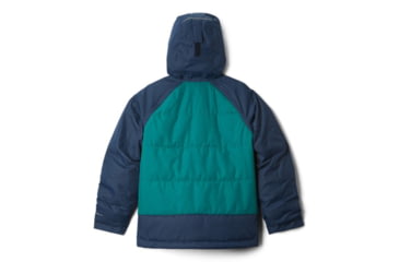 Image of Columbia Casual Slopes Jacket - Boys, Pine Green Heather, Coll Navy Heather, Extra Large, 1801301363-XL