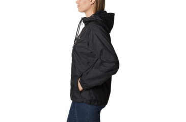 Image of Columbia Center Ridge Windbreaker Jacket - Womens, Black/Black, Small, 1809511013Black, BlackS