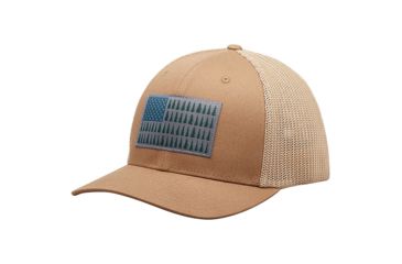 Image of Columbia Mesh Tree Flag Ball Cap, Delta, Large/Extra Large, 1837101-257-L/XL