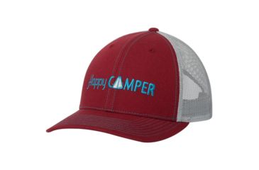Image of Columbia Womens Snap Back Hat - Women's, Wine Berry, Happy Camper, One Size, 1768401550-One Size