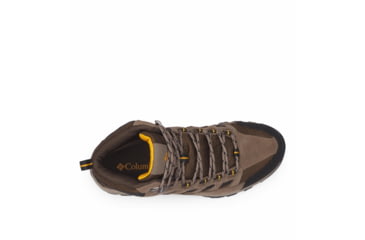 Image of Columbia Crestwood Mid Waterproof Hiking Boot - Mens, Cordovan/Squash, 11.5, 176ovah8
