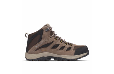 Image of Columbia Crestwood Mid Waterproof Hiking Boot - Mens, Cordovan/Squash, 11.5, 176ovah8