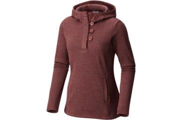 Image of Columbia Darling Days Pullover Hoodie - Women's-Bloodstone Heather-X-Large