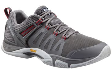 Image of Columbia Force 12 PFG Watersport Shoe - Men's-Titanium MHW/Bright Red-Medium-10