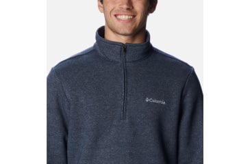 Image of Columbia Great Hart Mountain III Half Zip Sweatshirt - Mens, Collegiate Navy Heather, 2XL, 1625231465-XXL