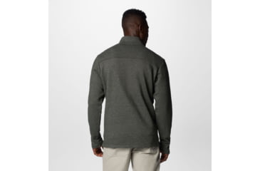 Image of Columbia Great Hart Mountain III Half Zip Sweatshirt - Mens, Greenscape Heather, Large, 1625231366-L