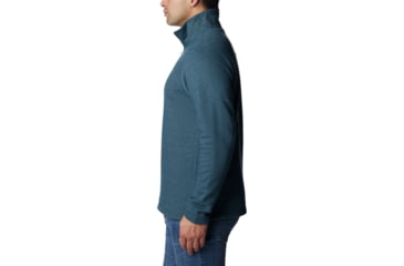 Image of Columbia Great Hart Mountain III Half Zip Sweatshirt - Men's, Night Wave Heather, Large, 1625231414NgtWveHthL