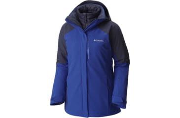 Image of Columbia Herz Mountain Interchange Jacket - Women's-Clematis Blue/Nocturnal-X-Small