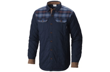 Image of Columbia Kline Falls Shirt Jacket - Men's-Collegiate Navy-Medium