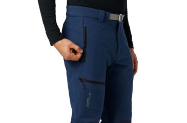 Image of Columbia Mount Defiance Trail Pant - Mens, Collegiate Navy, Black, 28 Waist, 32 Inseam, 1866301464-28