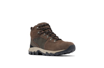 Image of Columbia Newton Ridge Plus II Suede Waterproof Hiking Boot - Mens, Cordovan/Spice, 11, 1746411-233-11