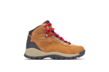Image of Columbia Newton Ridge Plus Waterproof Amped Hiking Boot - Womens-Elk/Mountain Red-Medium-6.5