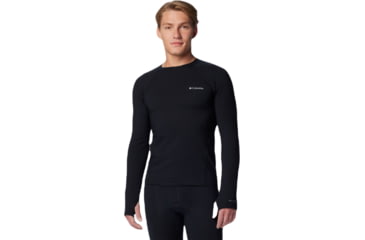 Image of Columbia Omni-Heat Helix Baselayer Crew - Mens, Black, Large, 2095011010-L