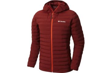 Image of Columbia Open Site Hooded Jacket - Men's-Deep Rust-Medium
