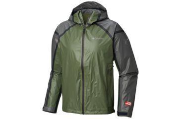 Image of Columbia OutDry Ex Gold Tech Shell - Mens, Mosstone/Graphite, Large, 1722802302-L