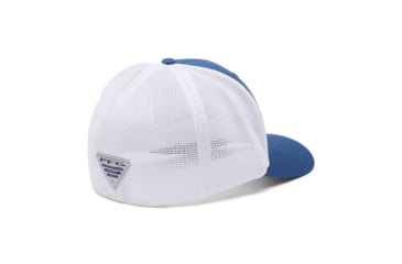 Image of Columbia PFG Mesh Fish Flag Ball Cap, Night Tide/White, Small/Medium, 1836811452NgtTde,WhtS/M