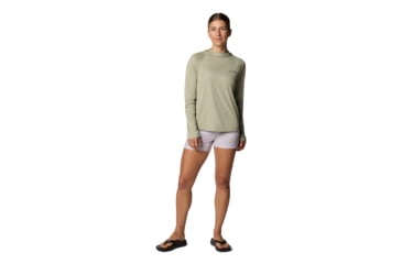 Image of Columbia PFG Tidal Tee II Hoodie - Womens, Smokey Sage, L, 2113691-381-L