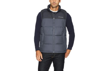 Image of Columbia Pike Lake Vest, Black, Graphite, S - Mens, 1738011010-S