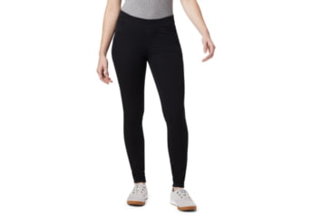 Image of Columbia Pinnacle Peak Twill Legging, Black Wash Denim, Extra Small, Regular Inseam - Womens, 1804091010-XS-R